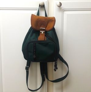 ✪ 90s green mini backpack ✪
